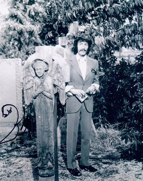 Peter Wyngarde autograph