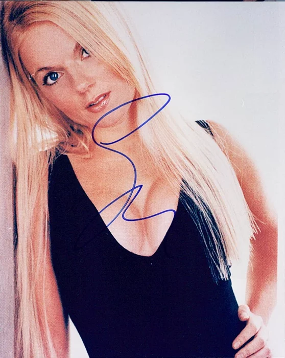 Geri Halliwell autograph