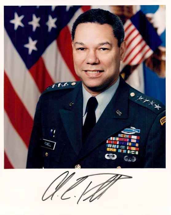 Colin Powell autograph