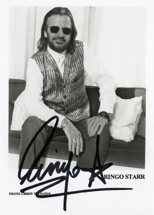 Ringo Starr autograph