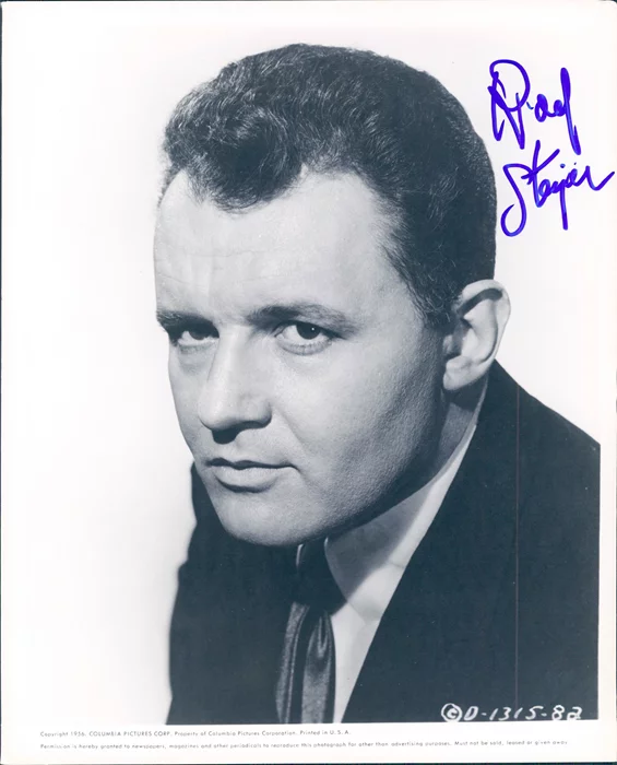 Rod Steiger autograph