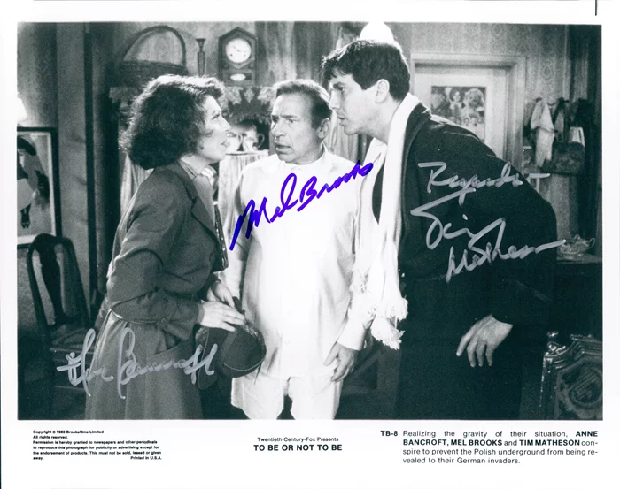 To Be Or Not To Be autograph