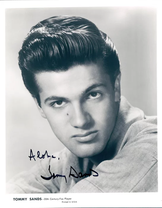Tommy Sands autograph