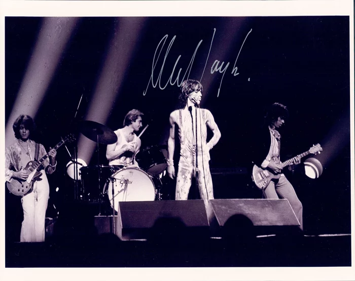 Mick Taylor autograph