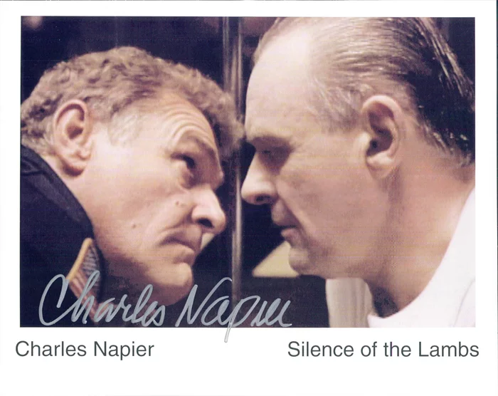 Charles Napier autograph