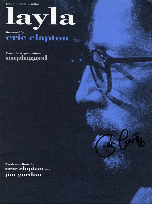 Eric Clapton autograph