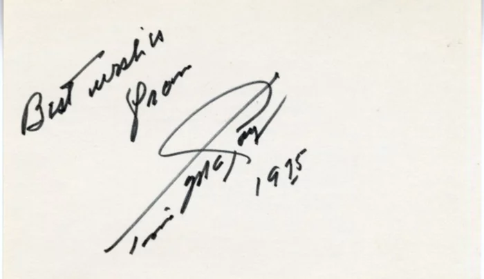 Tim McCoy autograph