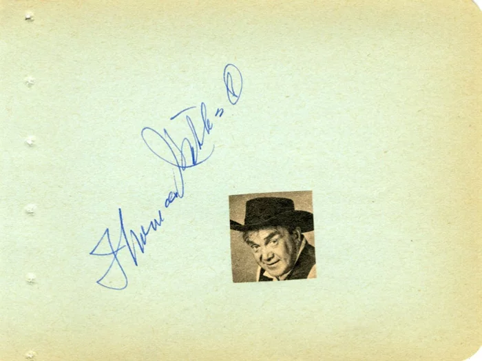 Thomas Mitchell autograph