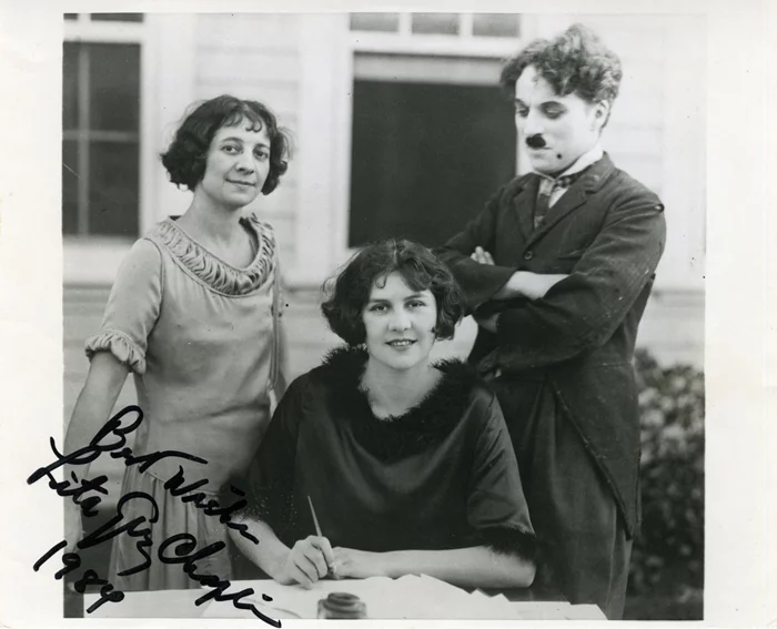 Lita Grey Chaplin autograph