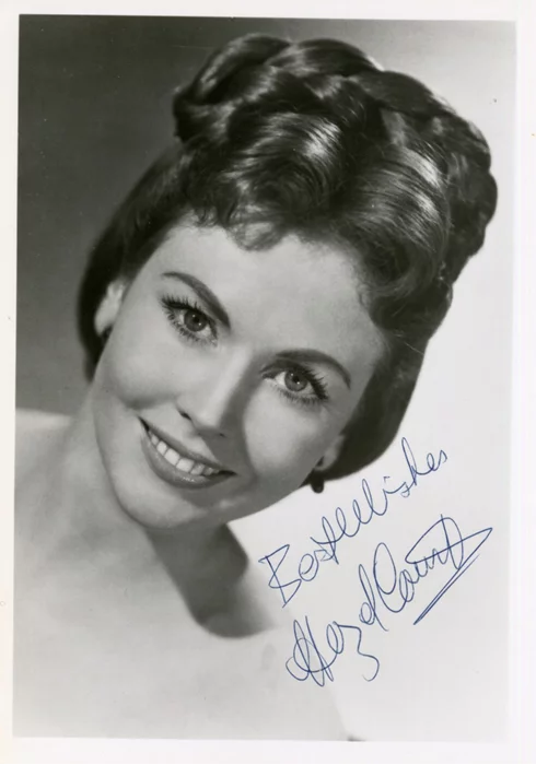 Hazel Court autograph