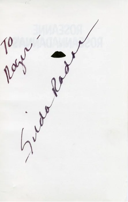 Gilda Radner autograph