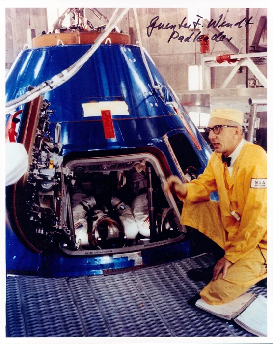 Guenter Wendt autograph