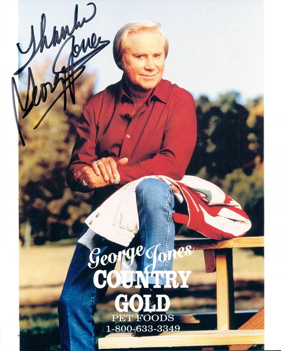 George Jones autograph