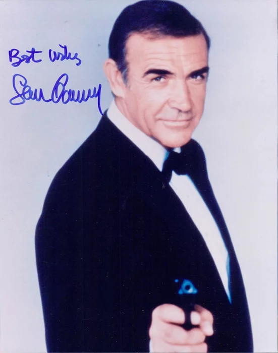 Sean Connery autograph