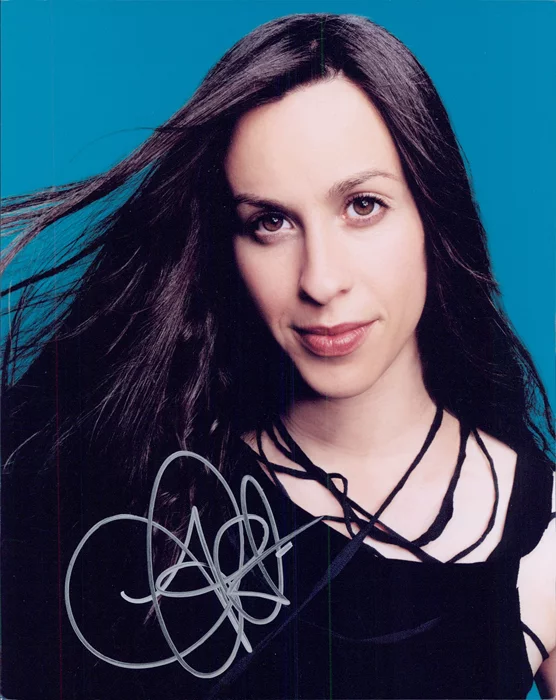 Alanis Morissette autograph