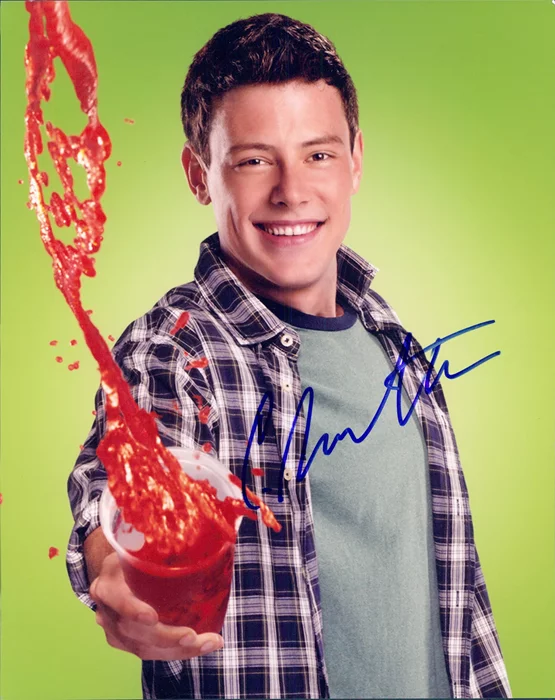 Cory Monteith autograph