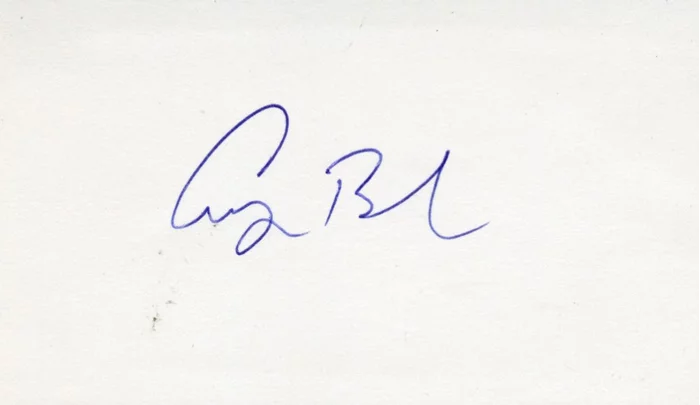 George Bush autograph