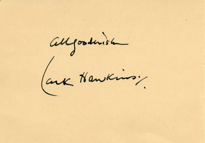 Jack Hawkins autograph