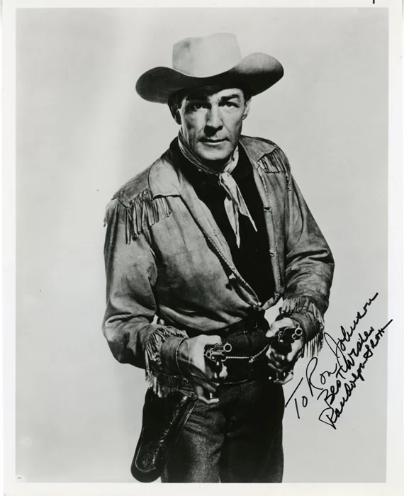 Randolph Scott autograph