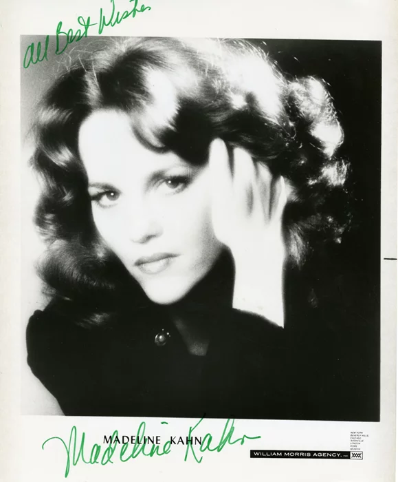 Madeline Kahn autograph