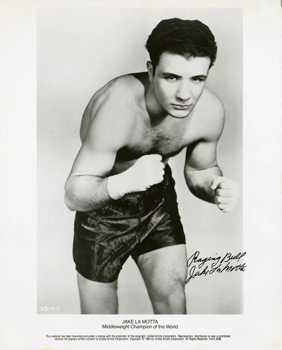 Jake La Motta autograph