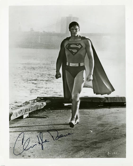 Christopher Reeve autograph