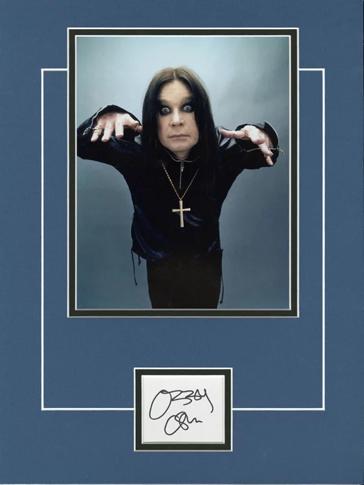 Ozzy Osbourne autograph