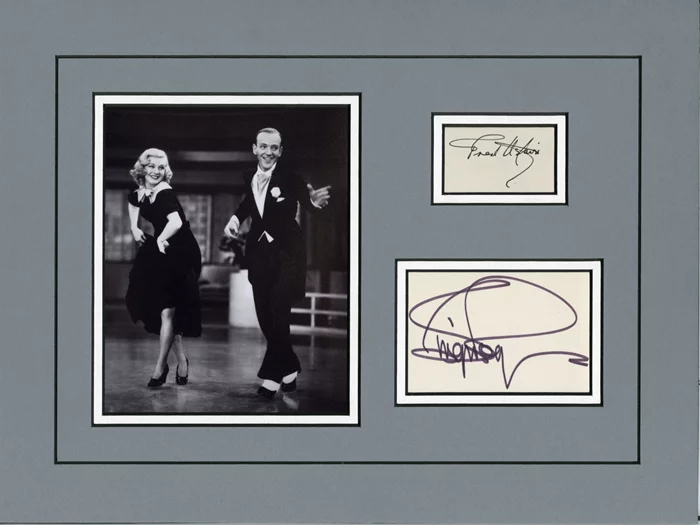 Astaire & Rogers autograph