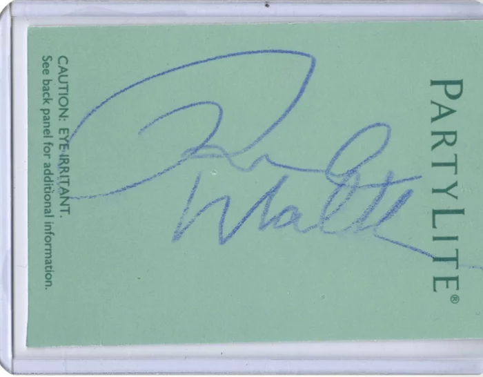 Paul Walker autograph