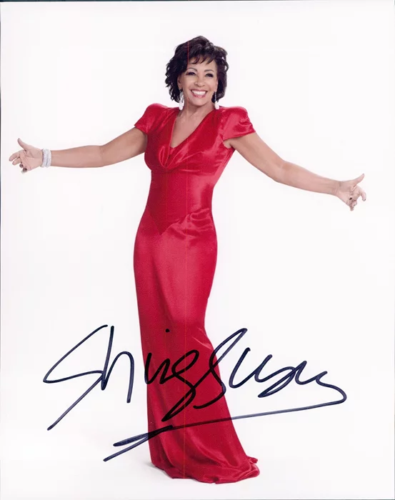 Shirley Bassey autograph