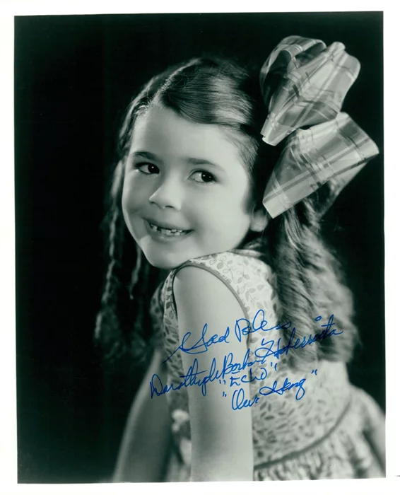Dorothy DeBorba autograph