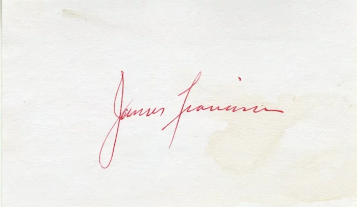 James Franciscus autograph