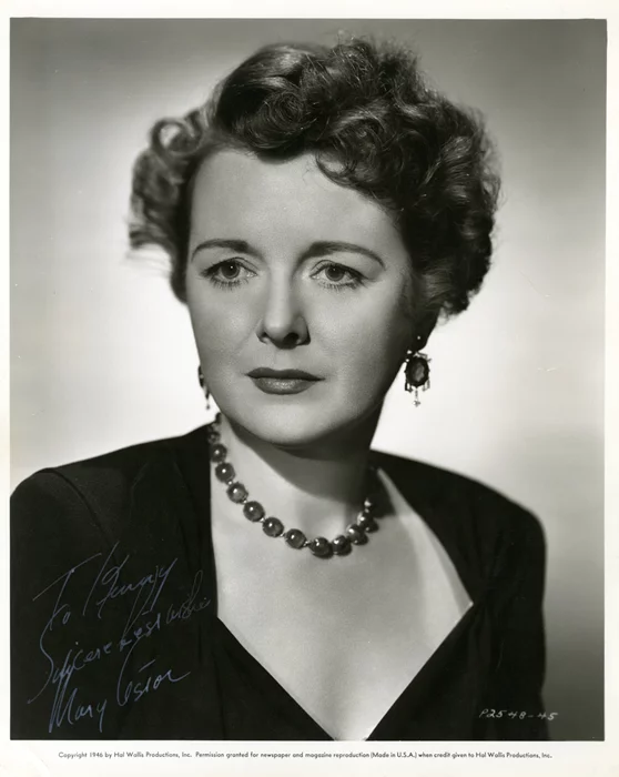 Mary Astor autograph