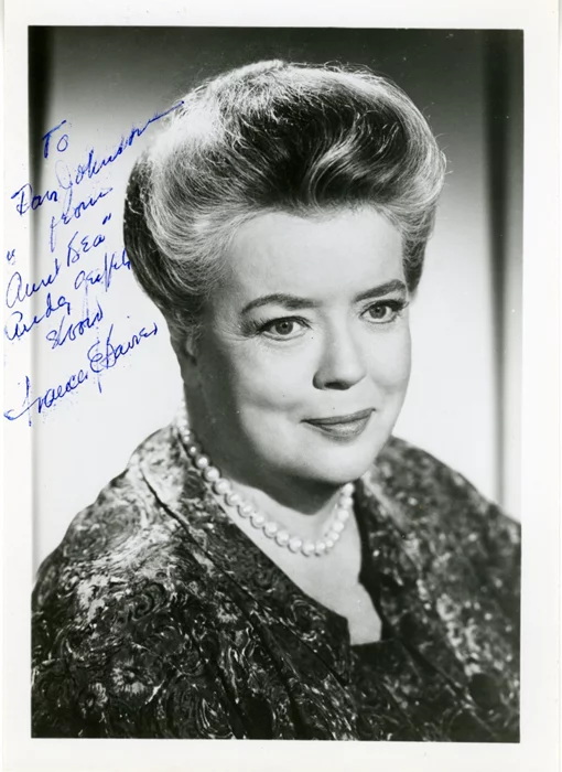 Frances Bavier autograph