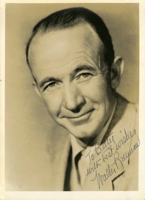 Walter Brennan autograph