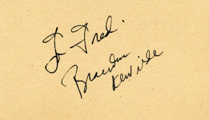 Brandon De Wilde autograph