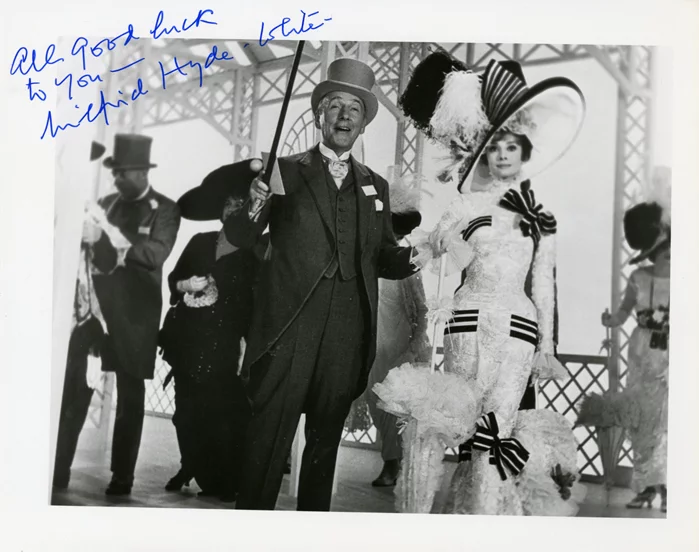 Wilfrid Hyde-White autograph