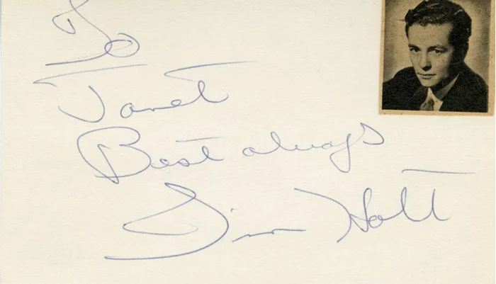 Tim Holt autograph