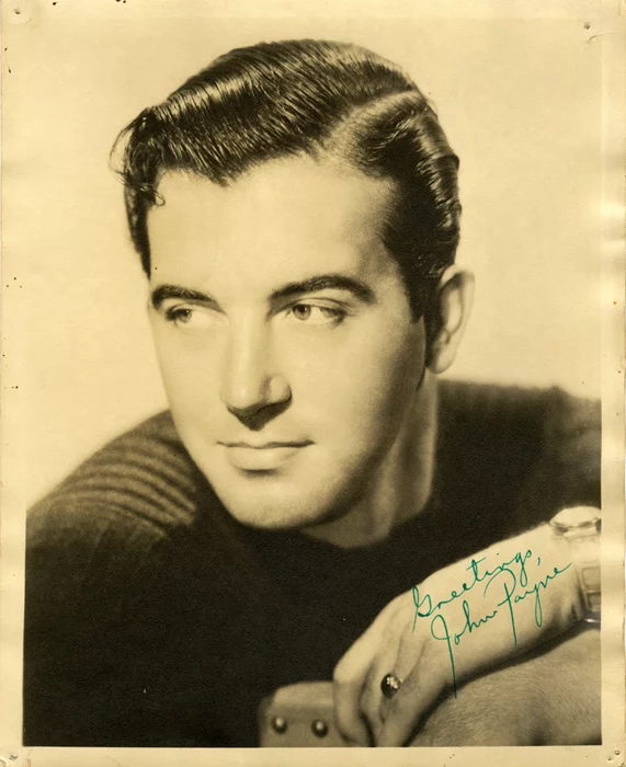 John Payne autograph