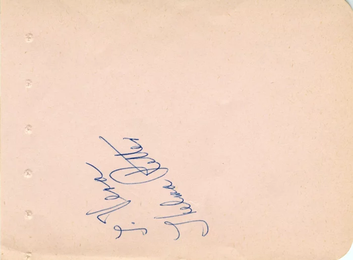 Thelma Ritter autograph