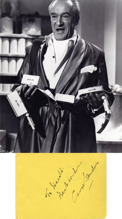 George Sanders autograph