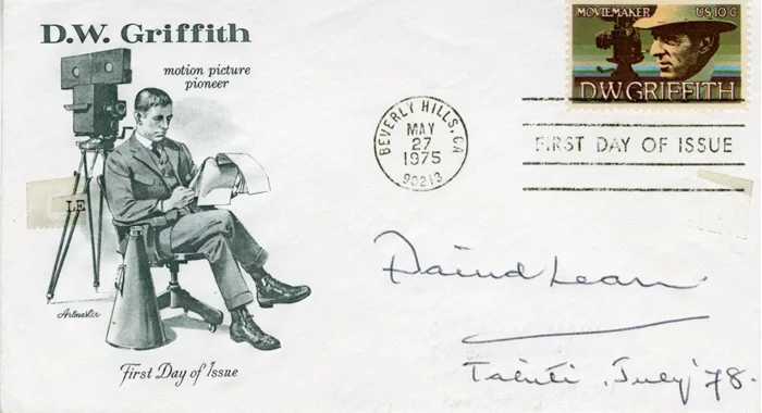 David Lean autograph