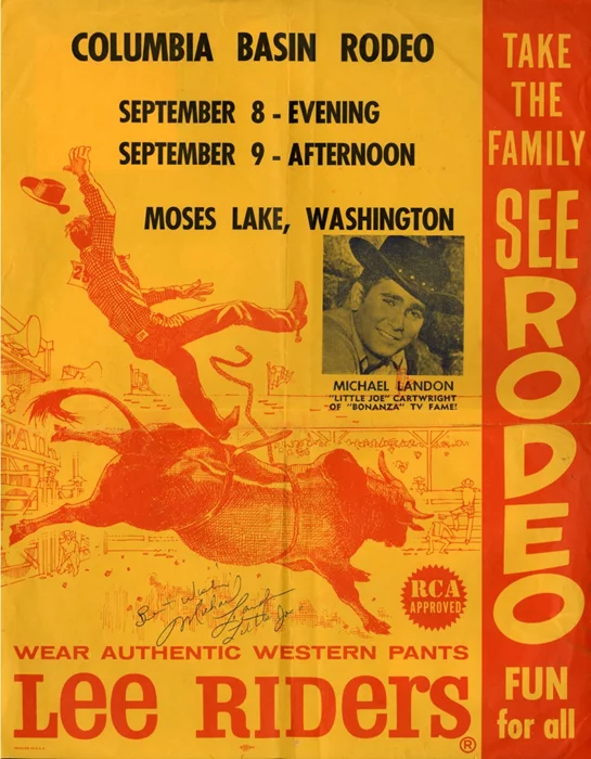 Michael Landon autograph