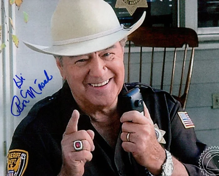 Ron Masak autograph