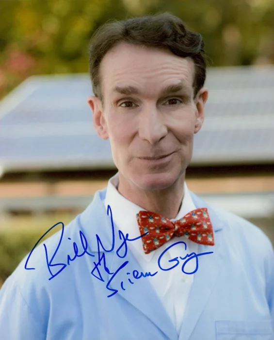 Bill Nye autograph