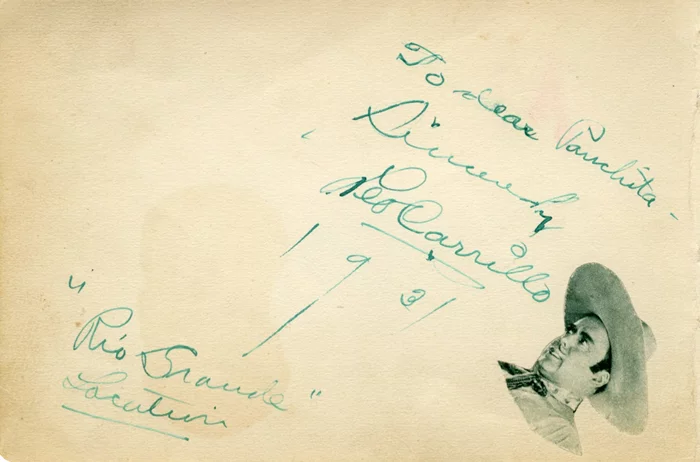 Leo Carrillo autograph