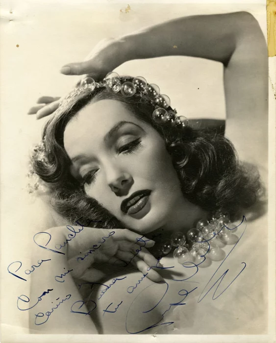 Lupe Velez autograph