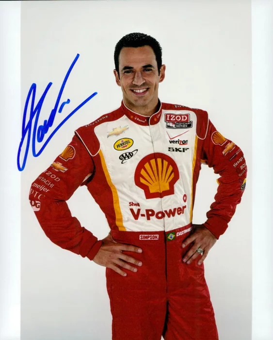 Helio Castroneves autograph