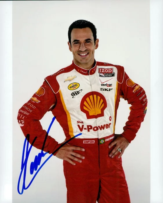 Helio Castroneves autograph