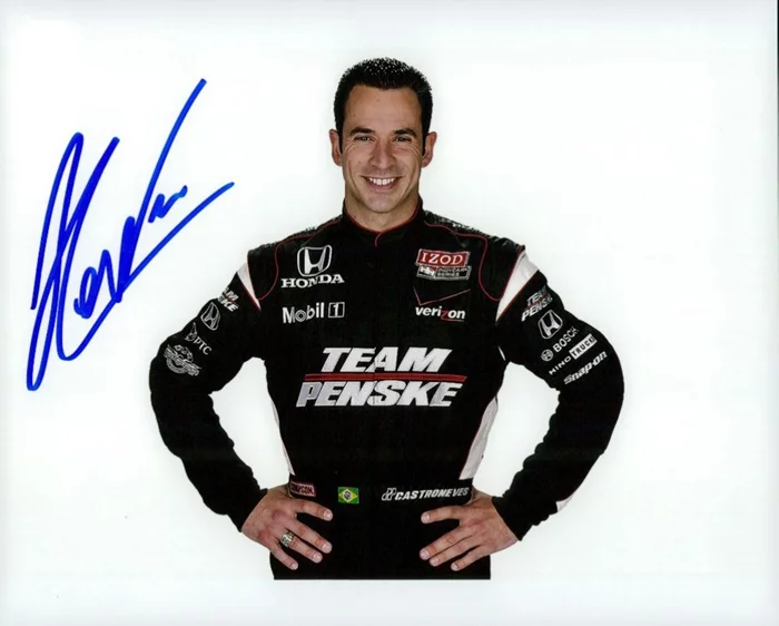 Helio Castroneves autograph